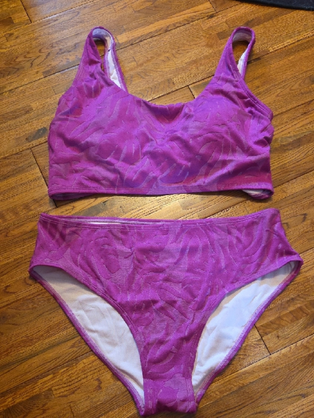 NWT Cupshe Women's Bikini  - Floral XL Top & L Bottom